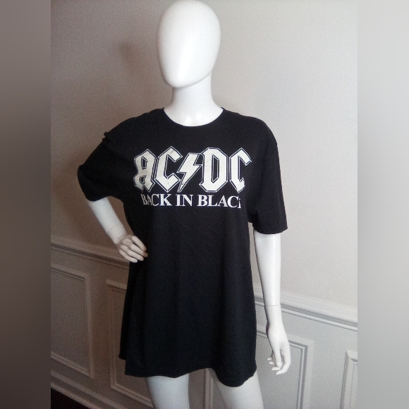 Men's AC/DC Black Graphic T-Shirt, Size Large - Picture 1 of 9